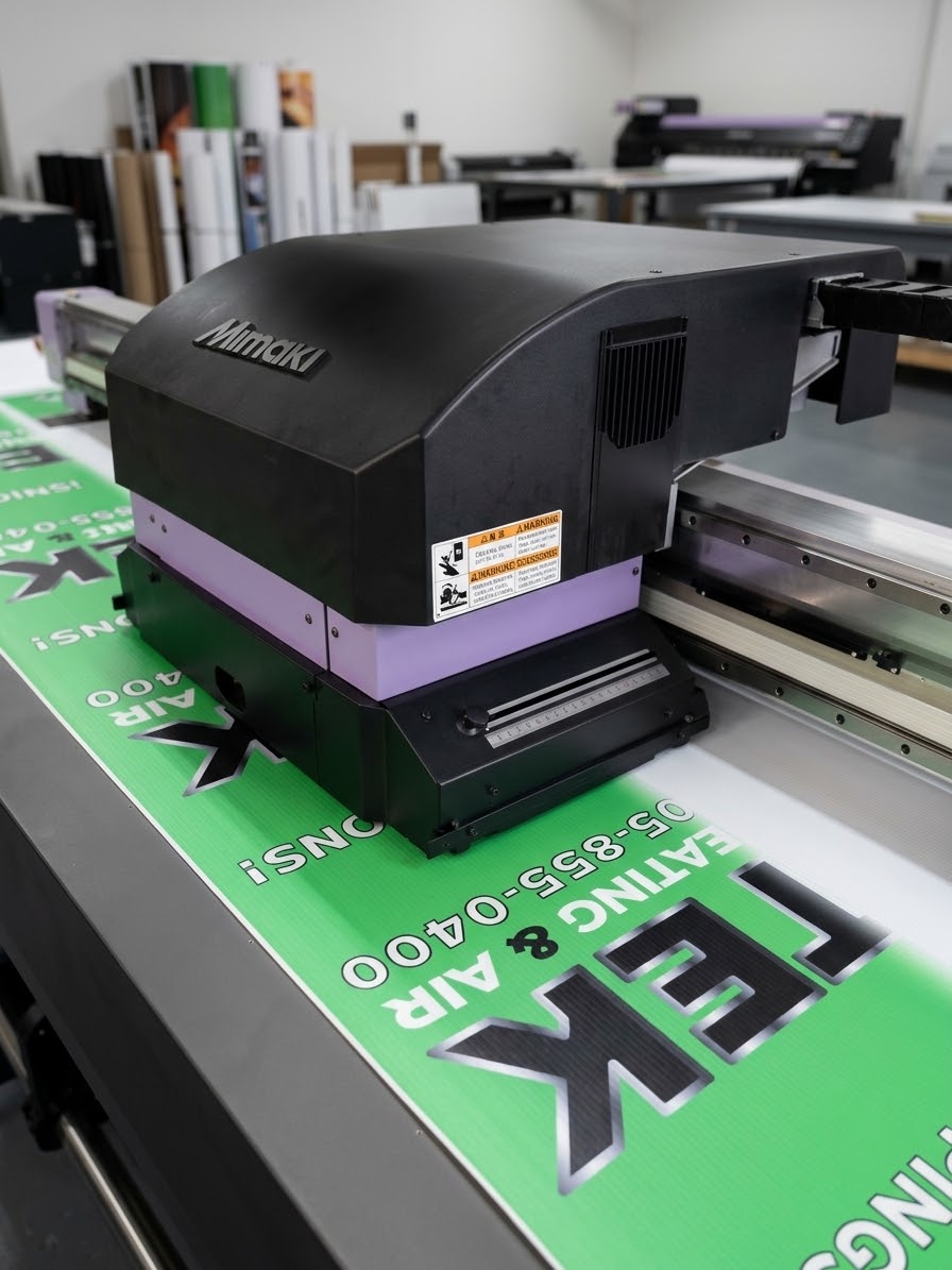Rigid Sign and Custom Print Printing in Birmingham, AL: What Classic Printing and Signs Prints on the Mimaki JFX200