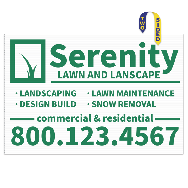 Corrugated Plastic Sign | 24" x 36" | 2 Sided