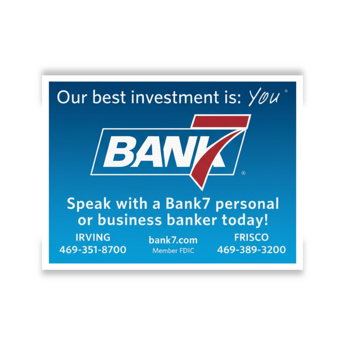 Corrugated Plastic Sign | 36" x 48" | Screen Printed | Full Color