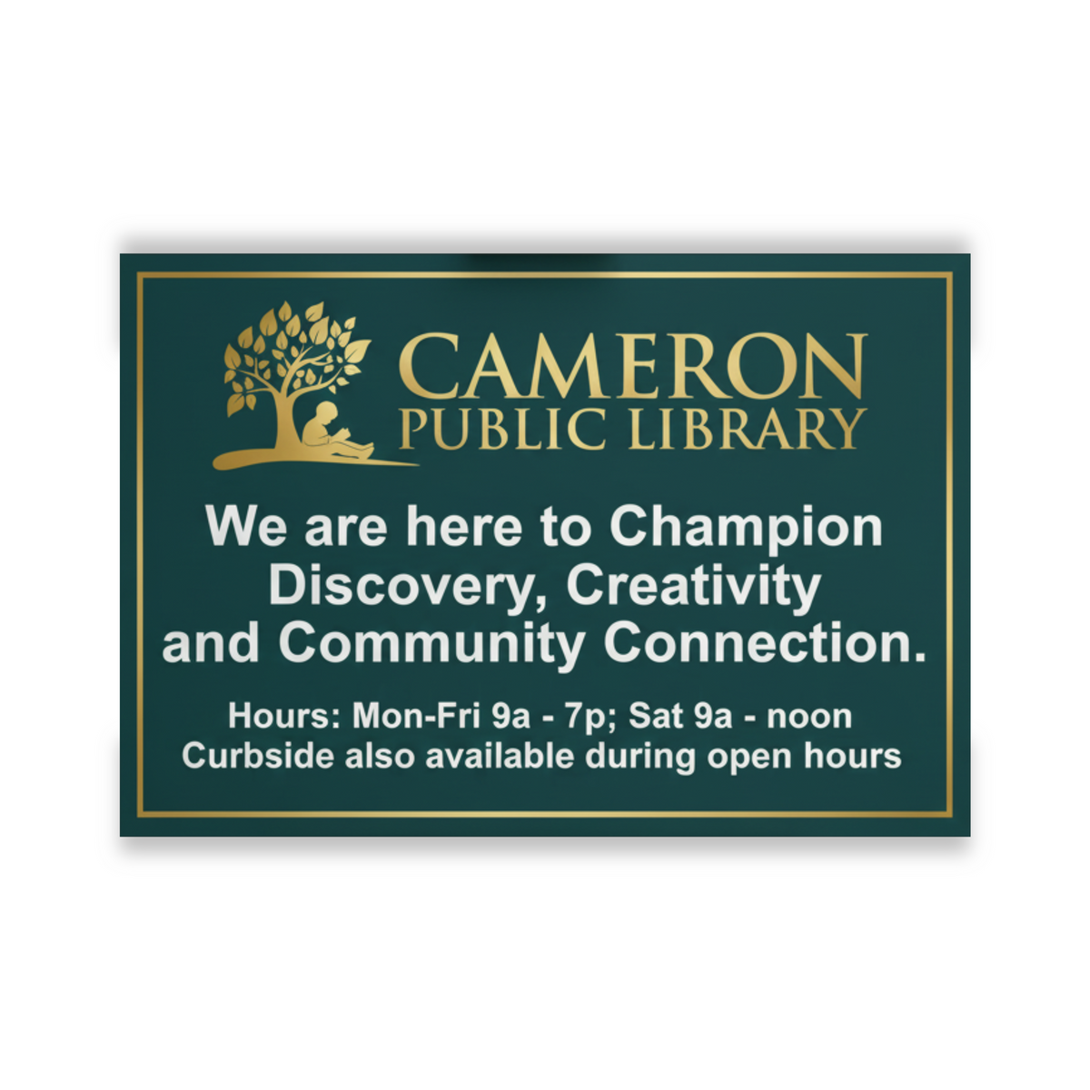 Corrugated Plastic Sign | 48" x 72" | Screen Printed | Single Color