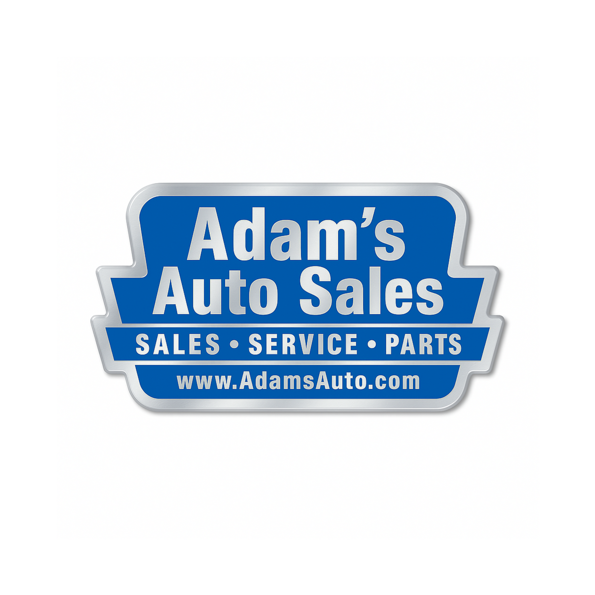 Reflective Stock Shape Auto Decal #214