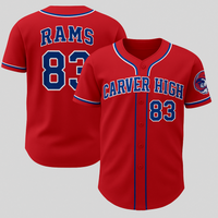 Custom baseball Jersey with full custom grahpics