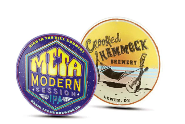 Aluminum Embossed Circle Signs No. CS18 18”