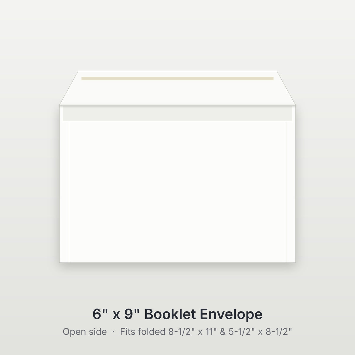 Blank 6" x 9" Booklet Envelopes, 6" x 9"