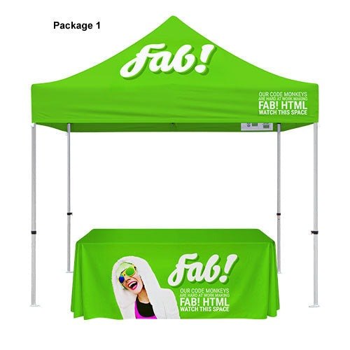 Custom Printed Canopy Tents 10x10, 10x15, 10x20