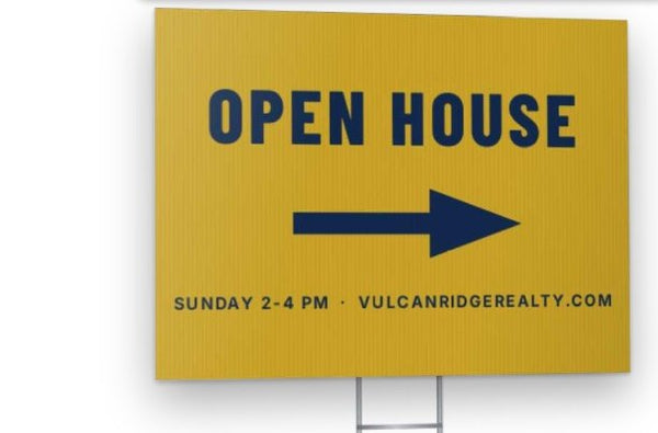 Deluxe A-Frame Sidewalk Sign with Printed 24" x 36" Inserts