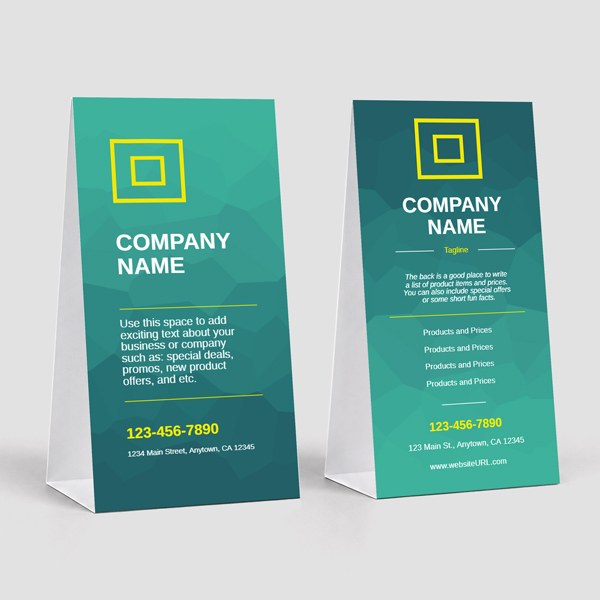 Table Tents