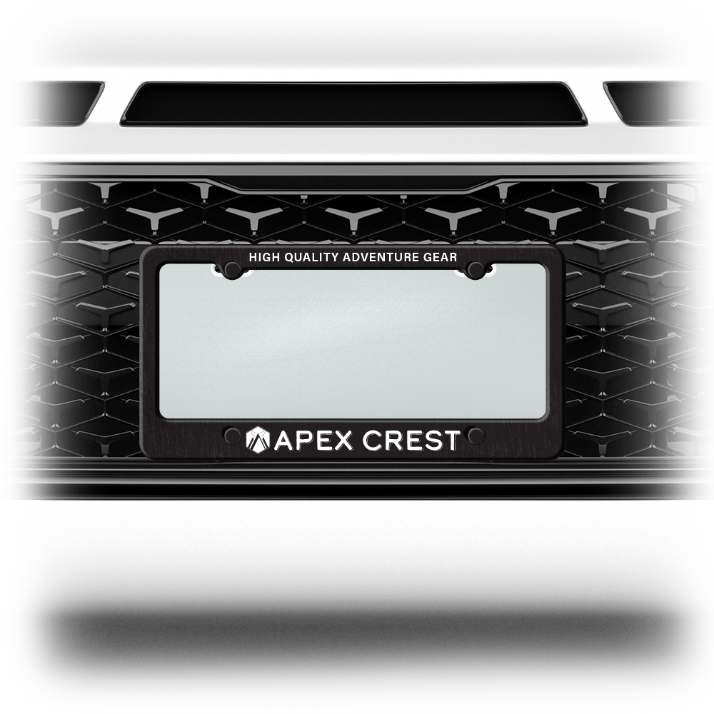 Custom printed dealer license plate frames