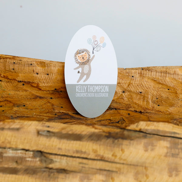 Oval Business Cards (1.5" x 2.5")