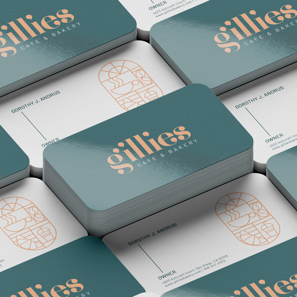 Rounded corner business cards