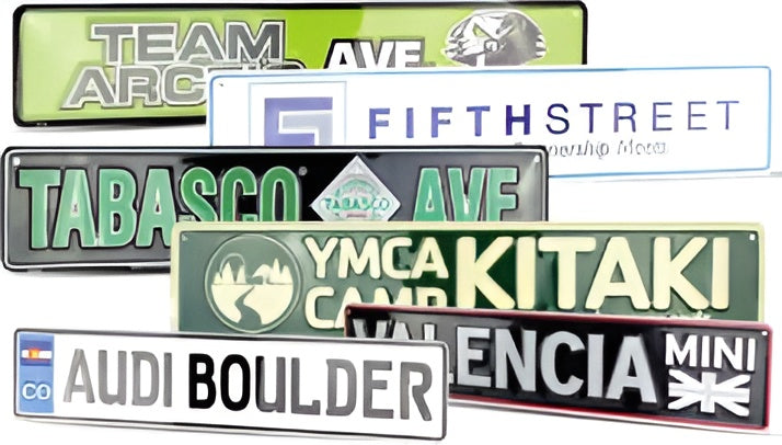 Street Signs | European Plates No. 5012-EP 4 1/2” x 20 1/2”