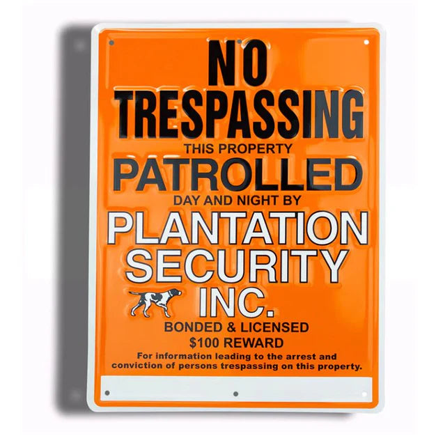 Tin Tackers - 12" x 16" Rectangle Signs - Embossed Aluminum (Four-Color Process)