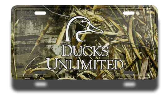 Tin Tackers - Custom License Plate 12" x 6" (Four-Color Process)Embossed Aluminum Standard